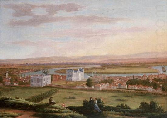 Hendrick Danckerts A View of Greenwich and the Queen's House from the South-East china oil painting image
